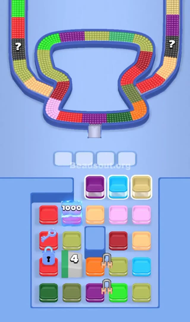 Beads Out Level 134 Gameplay