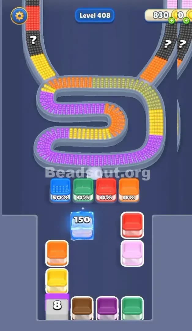 Beads Out Level 408 Solution 1