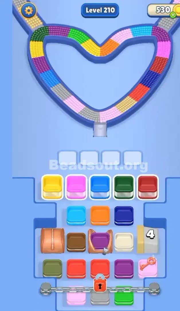 Beads Out Level 210 Screenshot