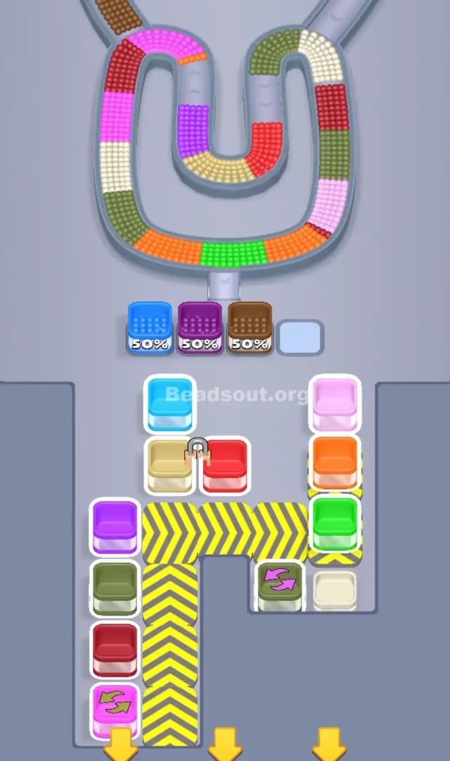 Beads Out Level 420 Solution 2