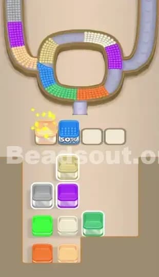 Beads Out Level 250 Solution 2