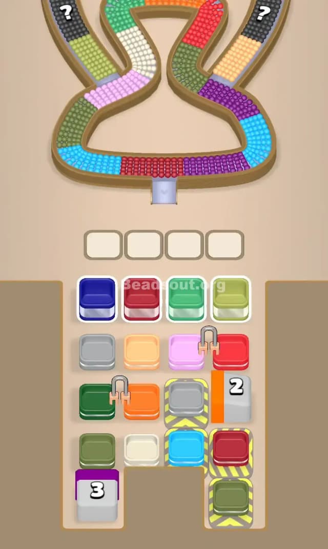 Beads Out Level 891 Gameplay