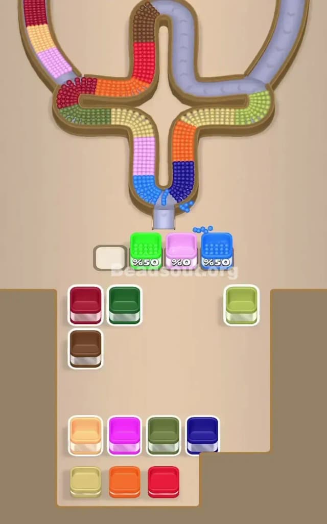 Beads Out Level 220 Solution 2