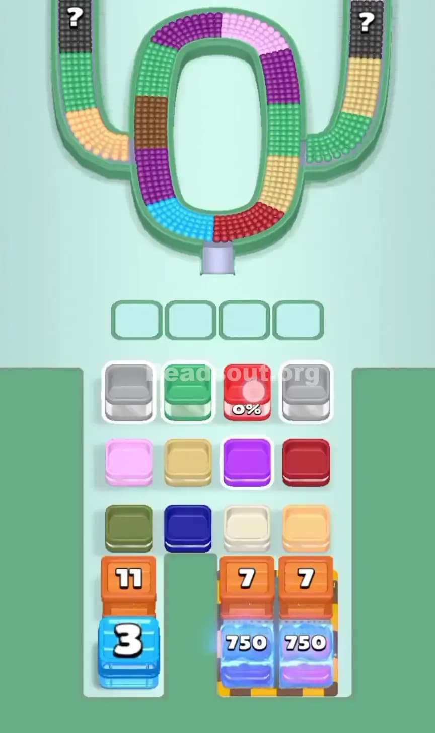 Beads Out Level 258 Screenshot