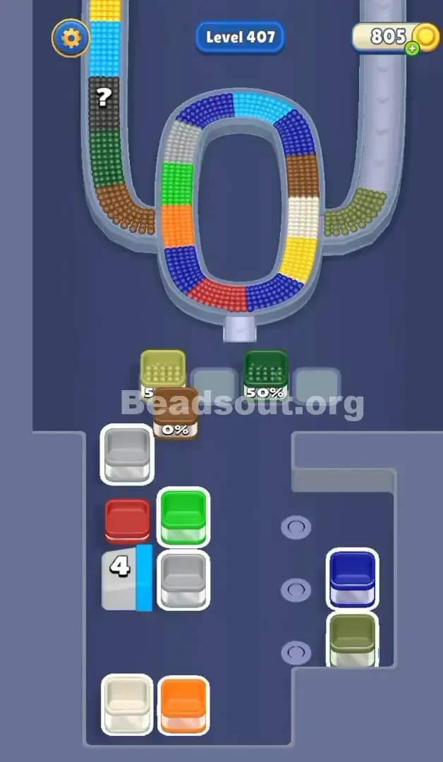 Beads Out Level 407 Solution 2