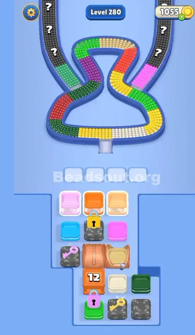 Beads Out Level 280 Gameplay