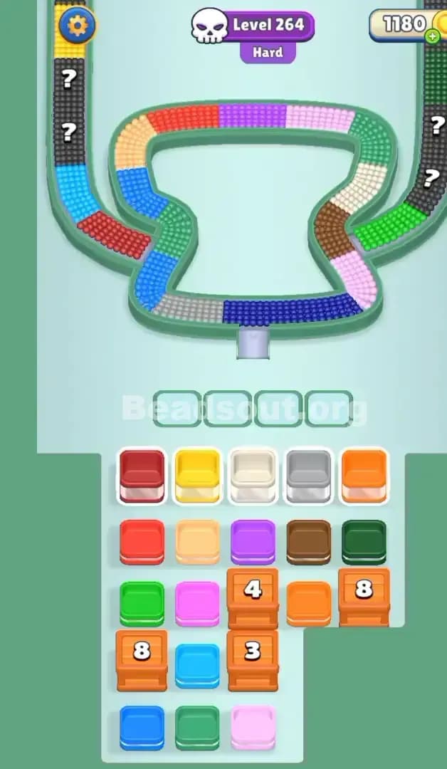 Beads Out Level 264 Gameplay