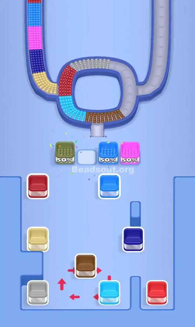 Beads Out Level 709 Solution 2