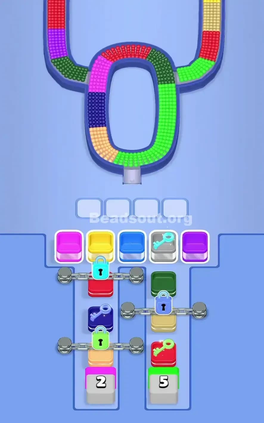 Beads Out Level 208 Screenshot