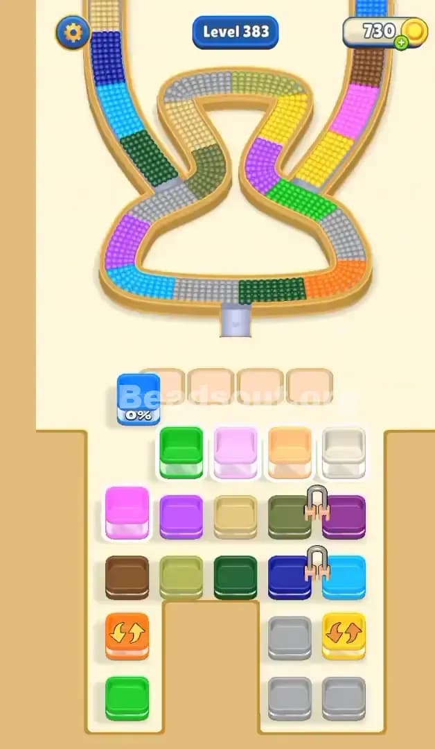 Beads Out Level 383 Screenshot