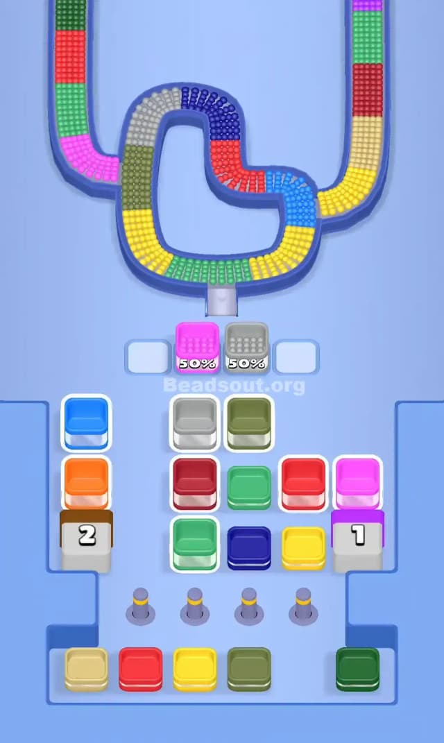 Beads Out Level 733 Solution 1