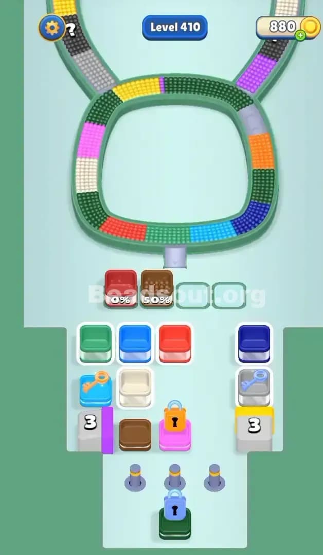 Beads Out Level 410 Solution 1