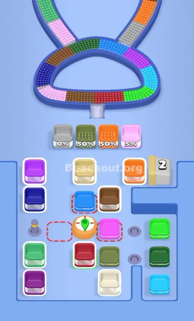 Beads Out Level 640 Solution 1