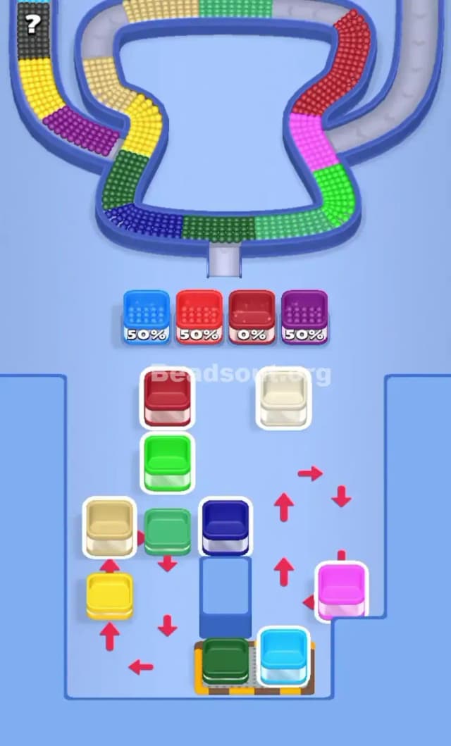 Beads Out Level 670 Solution 2