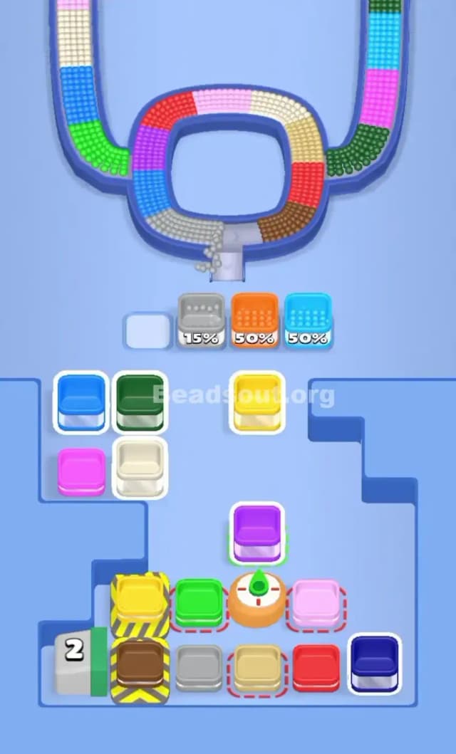 Beads Out Level 608 Solution 1