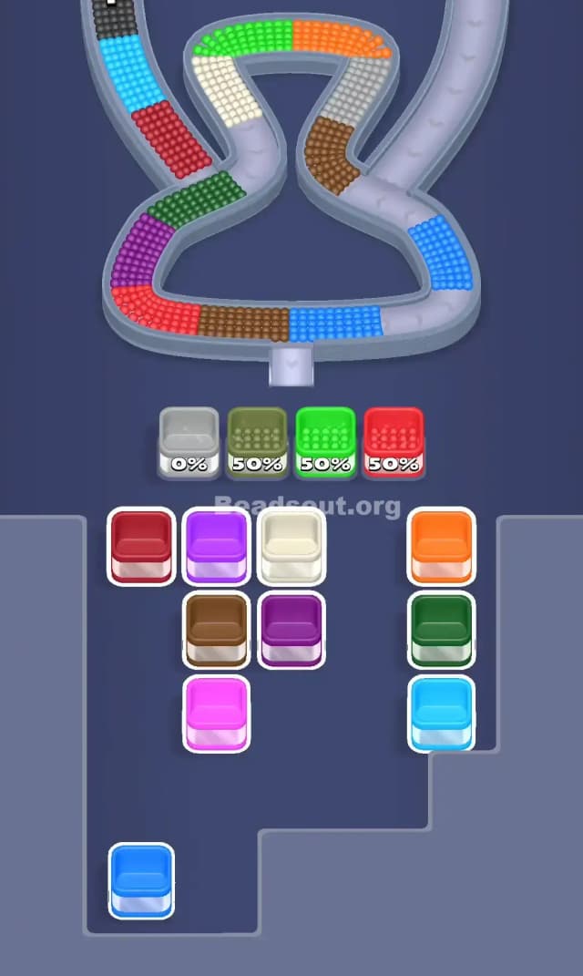 Beads Out Level 880 Solution 2