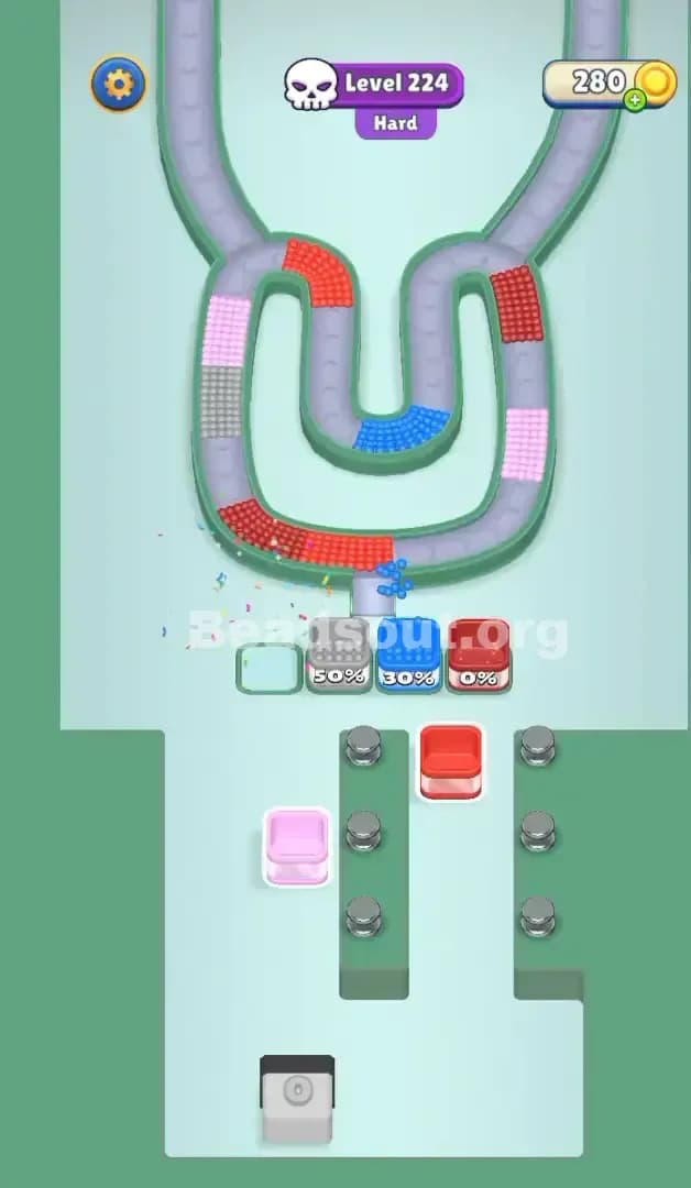 Beads Out Level 224 Solution 3