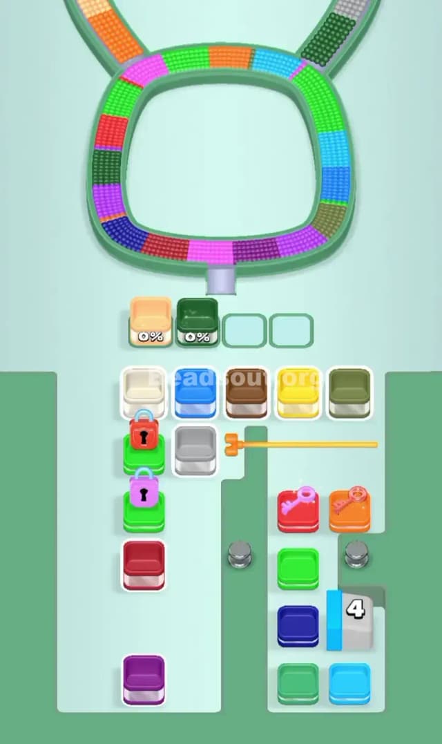 Beads Out Level 209 Gameplay