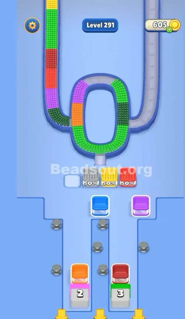 Beads Out Level 291 Solution 2