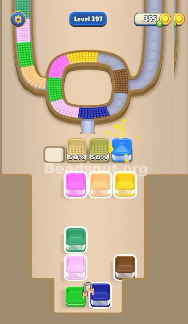 Beads Out Level 397 Solution 2