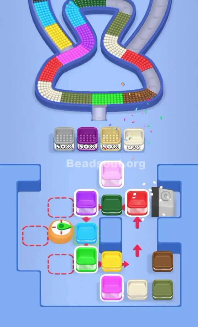 Beads Out Level 673 Solution 1