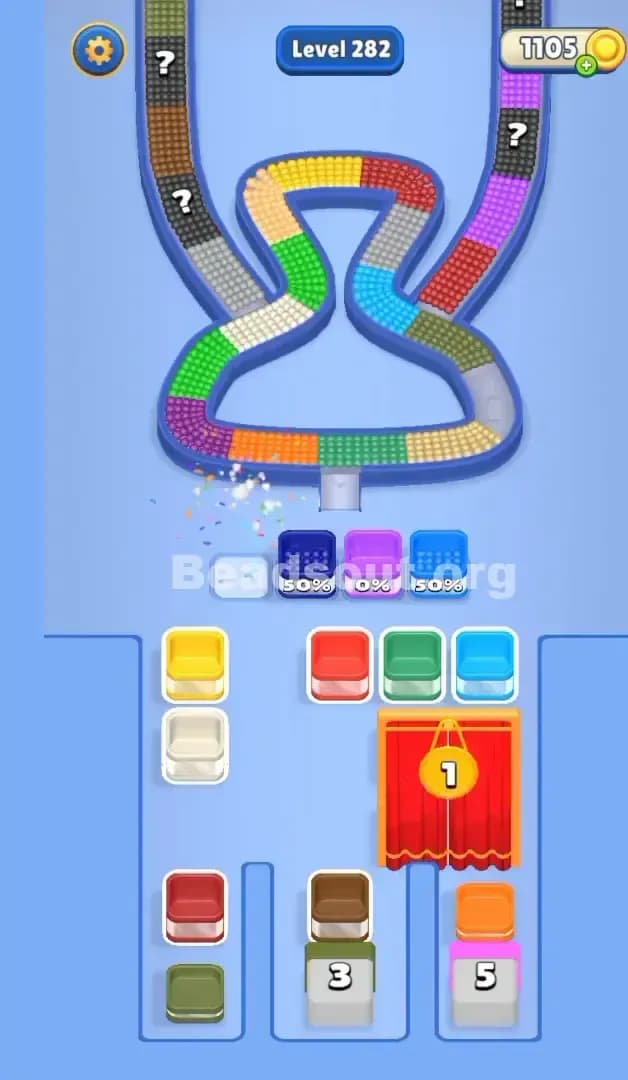 Beads Out Level 282 Solution 1