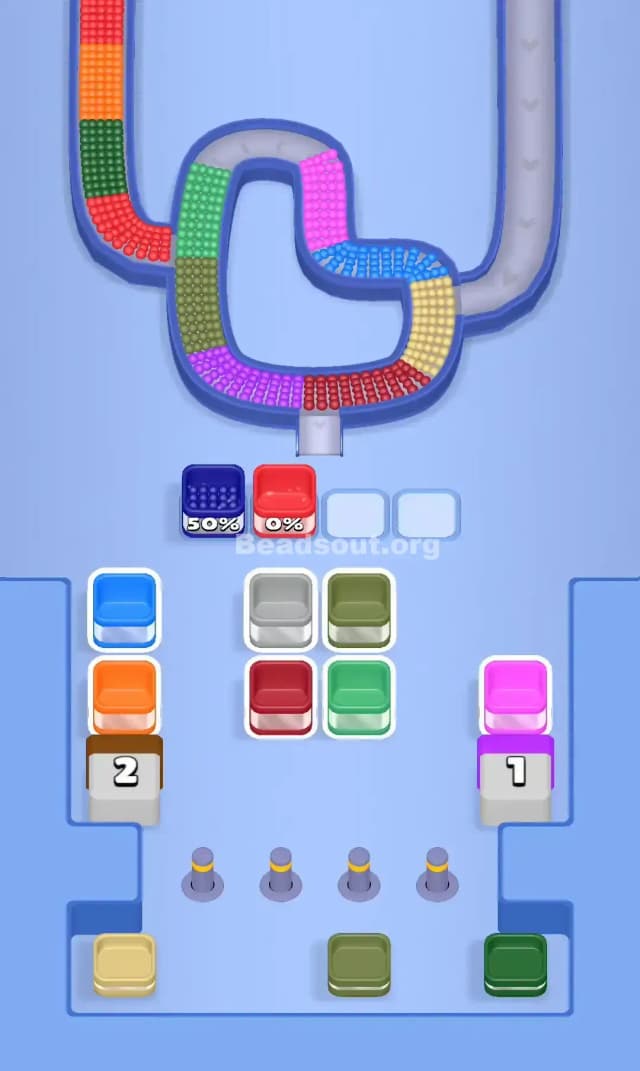 Beads Out Level 733 Solution 2