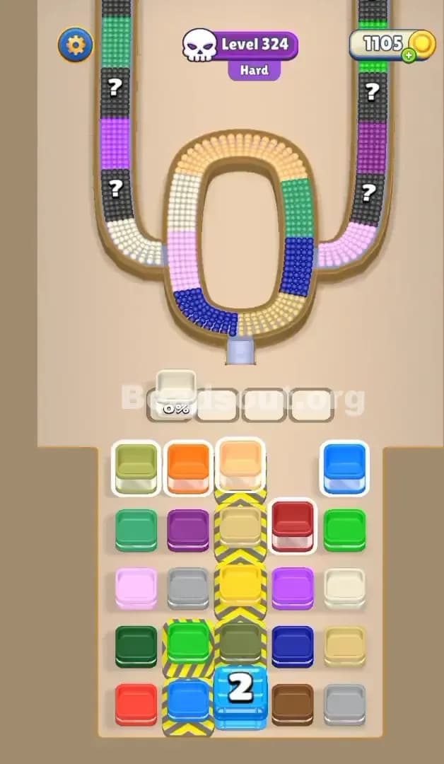 Beads Out Level 324 Gameplay