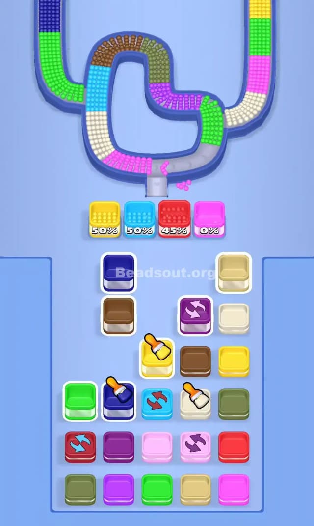 Beads Out Level 722 Solution 1