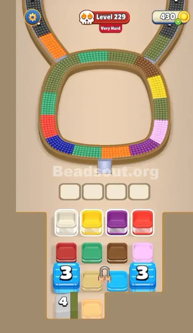 Beads Out Level 229 Gameplay