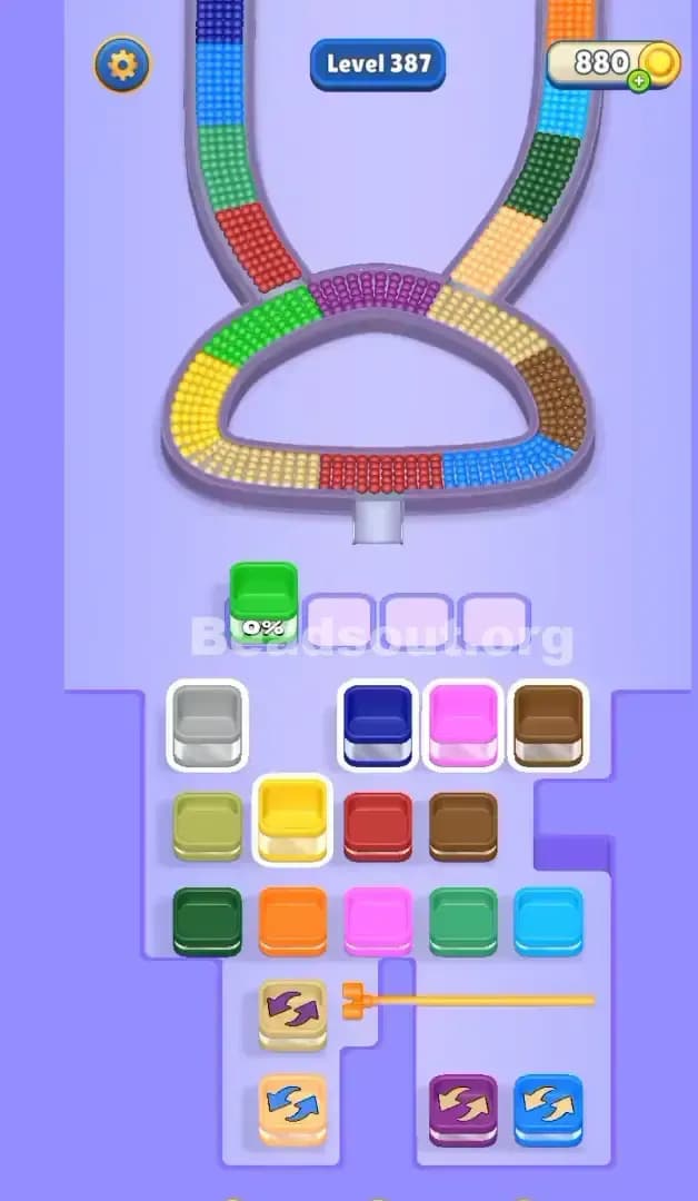 Beads Out Level 387 Screenshot