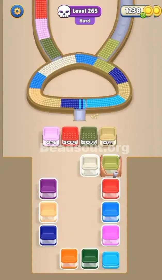 Beads Out Level 265 Solution 2