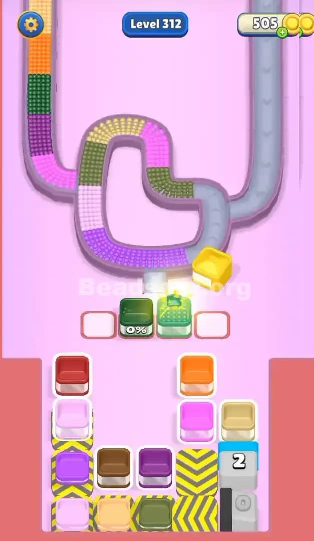 Beads Out Level 312 Solution 2