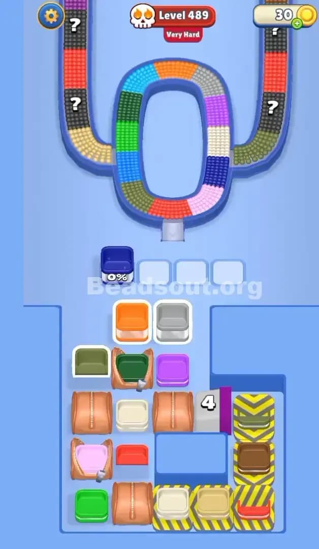Beads Out Level 489 Gameplay