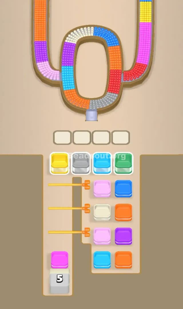 Beads Out Level 235 Gameplay