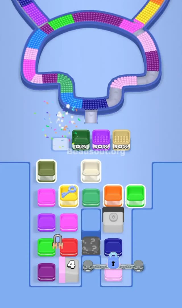 Beads Out Level 204 Solution 1