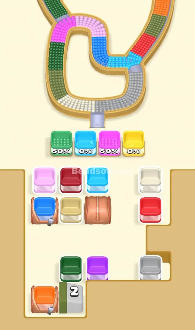 Beads Out Level 125 Solution 1