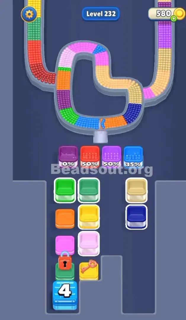 Beads Out Level 232 Solution 1