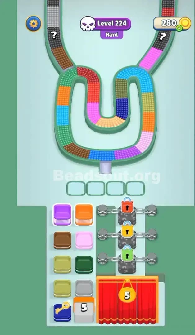 Beads Out Level 224 Screenshot