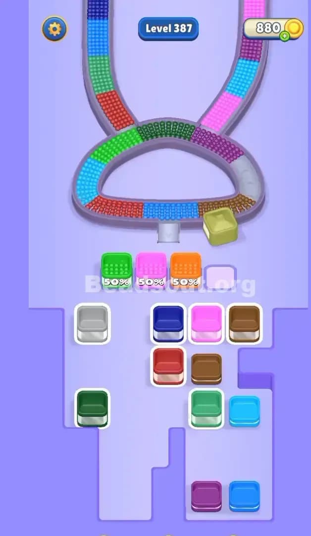 Beads Out Level 387 Solution 2