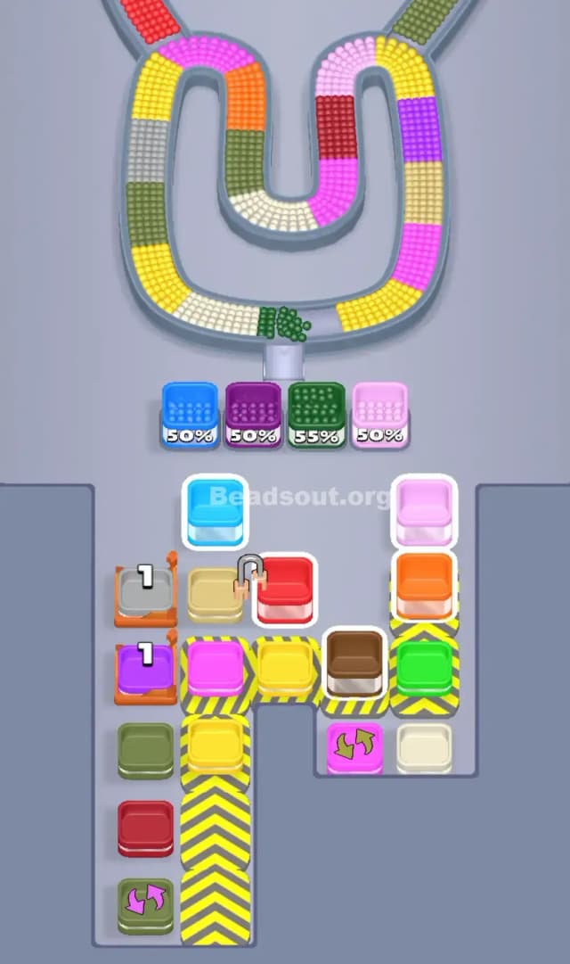 Beads Out Level 420 Solution 1