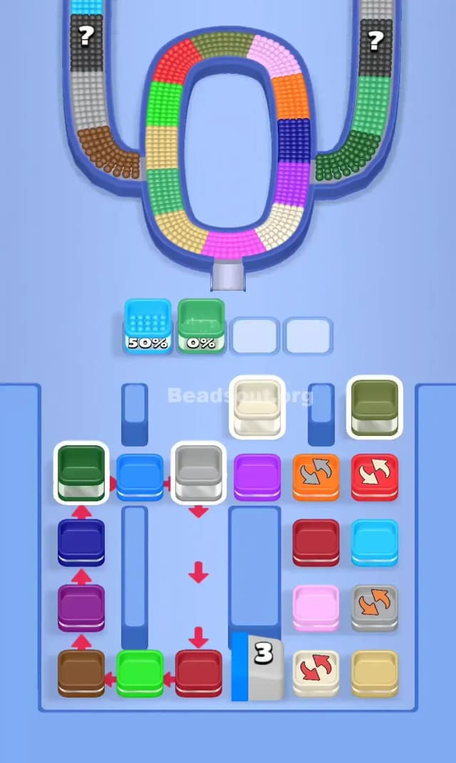 Beads Out Level 855 Solution 1