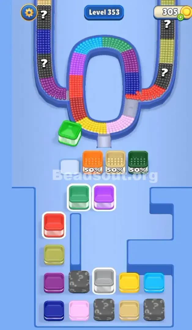 Beads Out Level 353 Solution 1