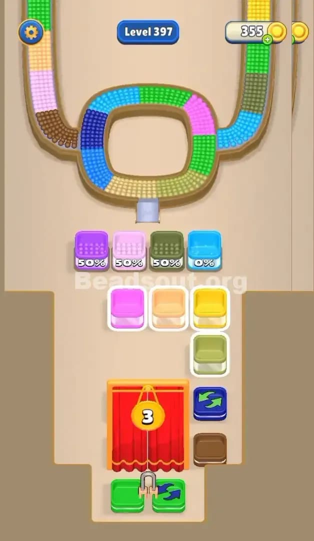 Beads Out Level 397 Solution 1