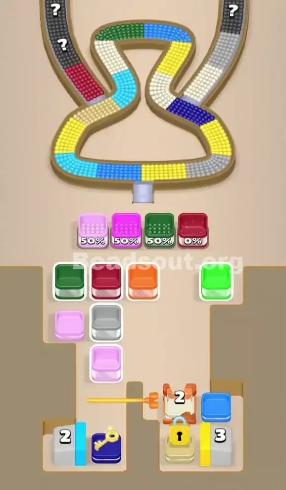 Beads Out Level 196 Solution 1